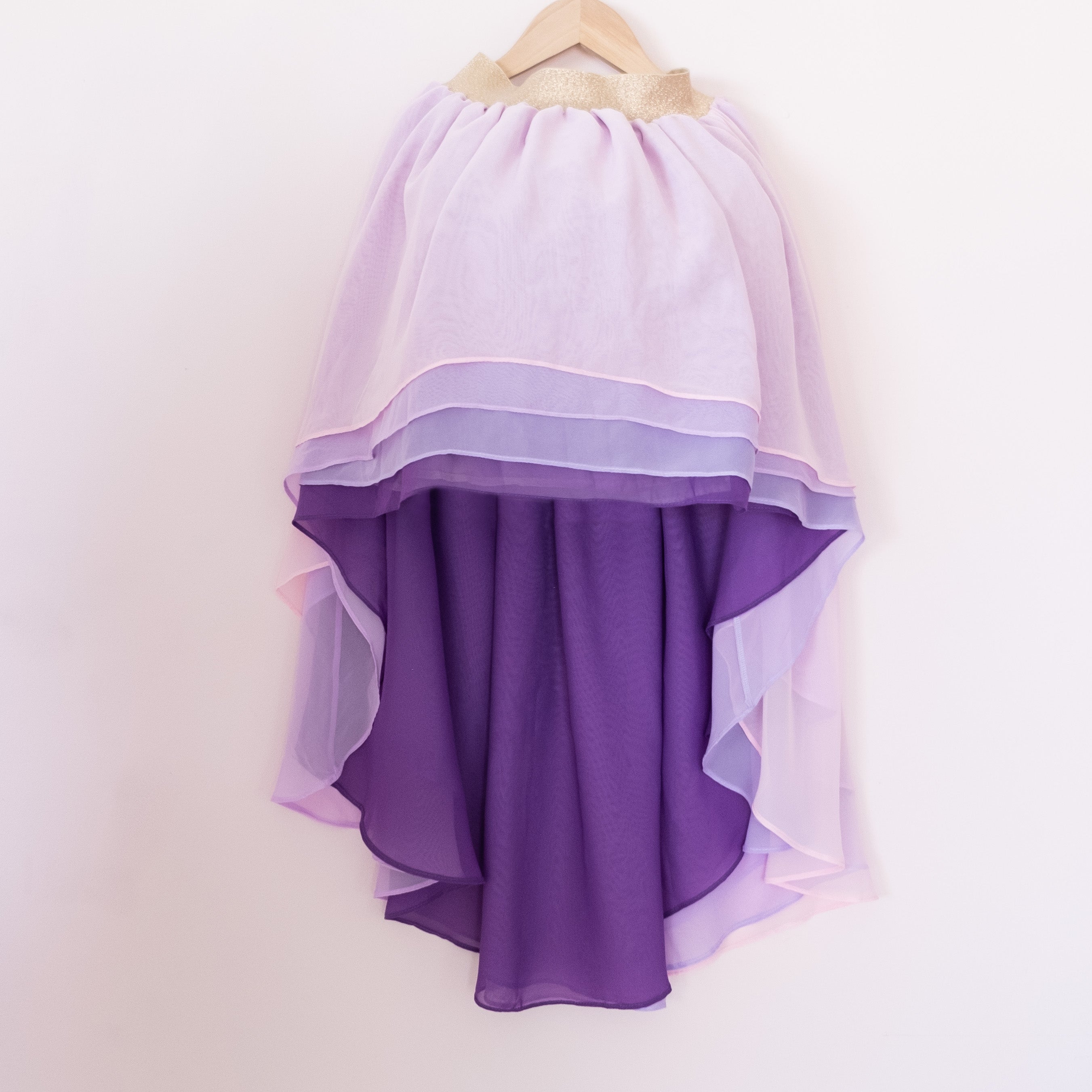 Purple Chiffon Skirt