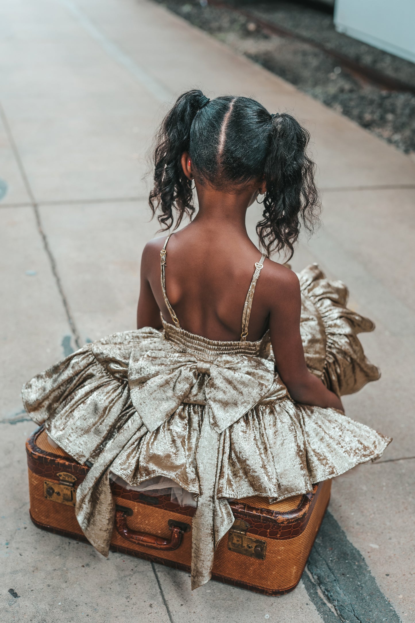 
                  
                    Full of Light Gold Tiered Shortie
                  
                