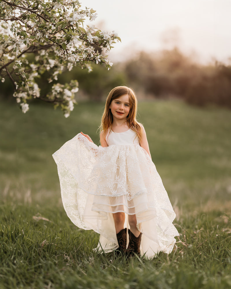 
                  
                    Flora Bow Back Charlie in Ivory
                  
                