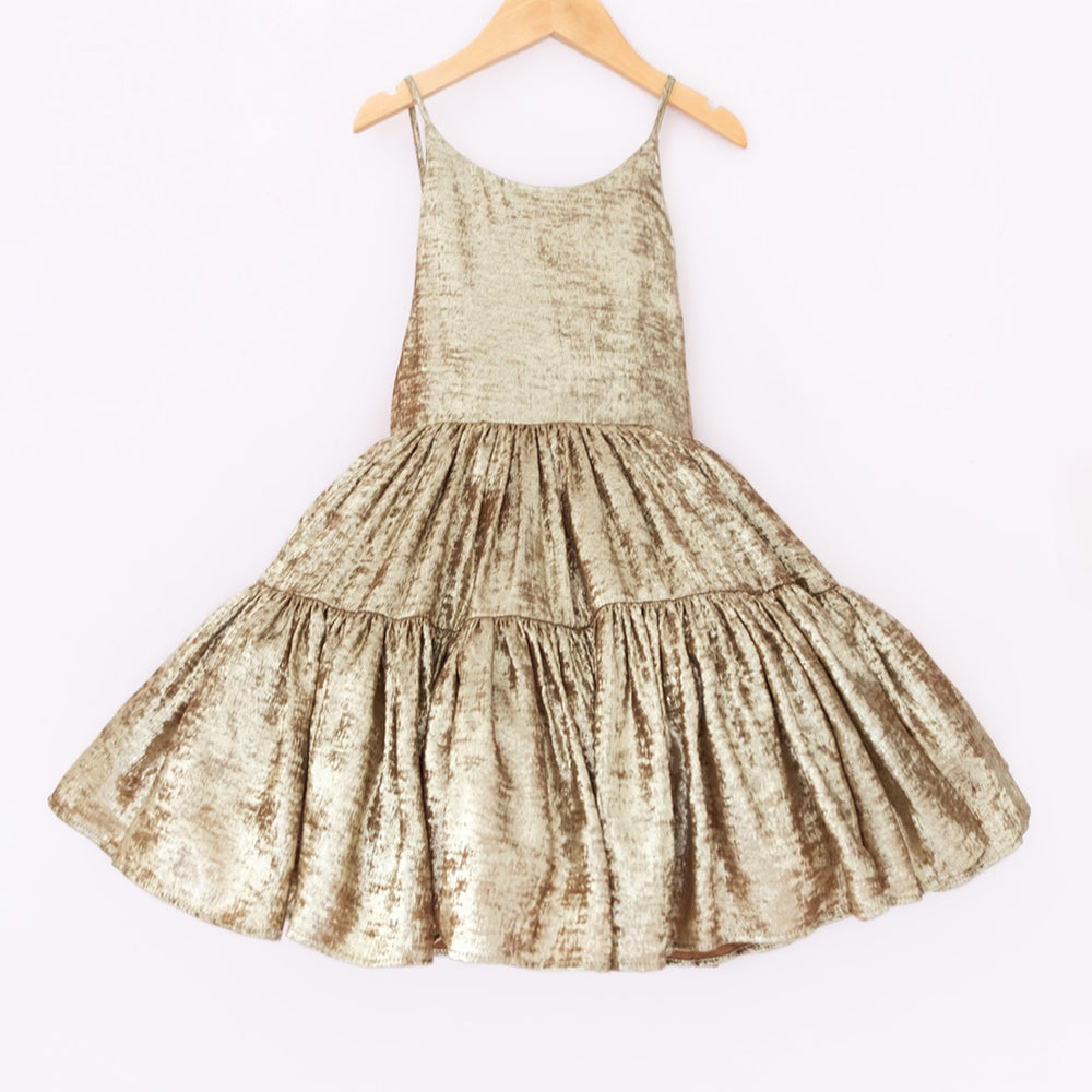 Full of Light Gold Tiered Shortie